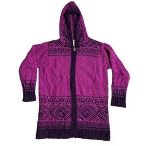 Aran Crafts Zip Wool Sweater - XL